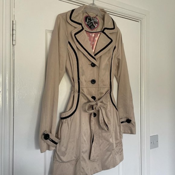 Lipsy Jackets & Coats Lipsy Womens Cream Coat Poshmark
